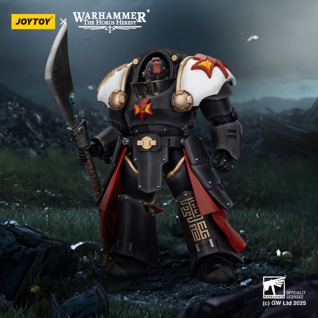 White Scars Ebon Keshig Terminator 2 with Power Glaive - view 2